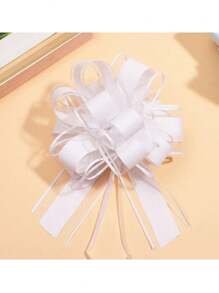 2/5pcs Wedding Car Decoration Bow, Pink/White/Red Wedding Car Door, Stair Decoration Bow, Handle Decor, Bowknot Wedding Decor, Suitable For Wedding Table & Chair, Gift Decoration (Requires Assembly) - Multicolor - View 8