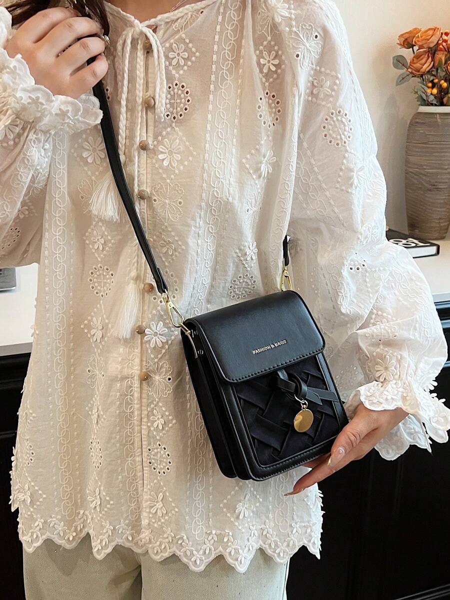 Mini Vintage Printed Mobile Phone Bag Casual Shoulder Messenger Bag