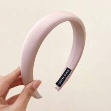 缎面发箍~高颅顶宽边甜美漂亮发箍春夏新款发卡发饰 - 彩色 - 查看 5