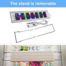 Full Spectrum Aquarium LED Light - Suitable For 10-18 Inch Fish Tanks, 3 Lighting Modes With Adjustable Brightness, Automatic Timer, Extendable Bracket, Ideal For Freshwater, Reptiles, Amphibians, And Small Pet Lighting
