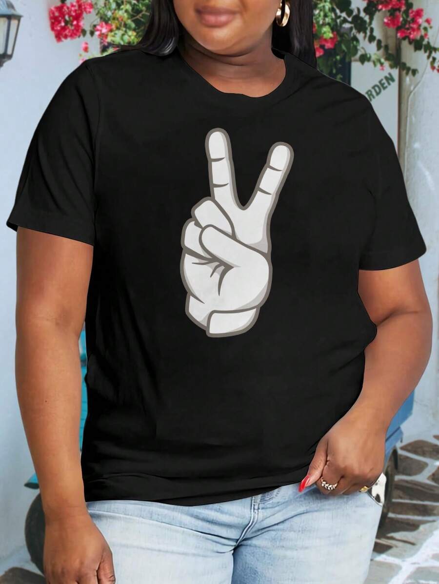 Tampa Bay Buccaneers Retro Peace Sign Red Oversize Women T-Shirt - Big Size For Women