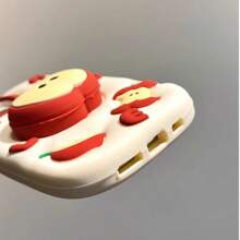 3D Cute Alphabet Apple Soft Silicone Phone Case With Foldable Stand, Compatible With IPhone 16/15/14/13/12 Pro & Pro Max Waterproof Shockproof Anti-Fall Scratch Resistant