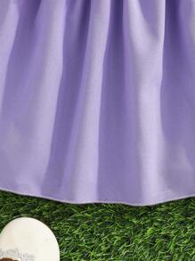 2pcs Baby Girls Casual Cute Lace Jacket & 3D Flower Decorated Dress Outfit Set, Summer