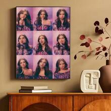 1PC Tate McRae Singer Canvas Painting Cafe Bar Room Wall Decoration No Frame - Multicolor - View 21