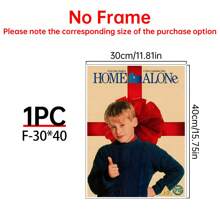 1/6Pcs Home Alone - Movie Posters Wall Arts - 90's Movie Posters - Canvas Wall Decorate - Home Alone Movie Poster For Living Room Bedroom Decor Gifts Birthday Graduation