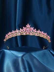 Crystal Tiaras For Women, Wedding Tiaras And Crowns For Women Tiaras For Birthday Party Princess Crown Hair Accessories Bride Rhinestone Headband,Valentine's Day Gifts, Valentine's Headband Decoration, Wedding Crown Decoration