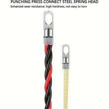One Steel Cable Pulling Tool, Non-Woven Structure, Metal Connector, Soft Material For Easy Cable Insertion And Removal - Multicolor - View 4