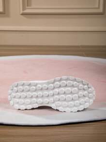 Fall/Winter Women's Solid Color Low-Top Casual Sports Shoes, Comfortable Breathable And Lightweight, Suitable For Running And Exercise,Sneakers For Women