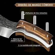 Forged Chef Knife With Leather Sheath Kitchen Knives