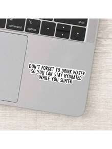 1pc 3PCS Don't Forget To Drink Water Sticker | Funny Sarcastic Sticker For Water Bottles, And Laptops | Cool Water Reminder Sticker For Tumblers, Cars, And More | Stay Hydrated With Humor Easter Creative Personalized Stickers The Sweetest Gift For Friends And Family!