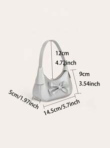 1 pieza Mini bolso de mano con decoración de moño lindo para bebé niña - mini bolso - Ver 10