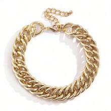 Moonfan 1 pezzo Cavigliera in metallo a doppio filo con catena da donna, adatta per l'uso quotidiano