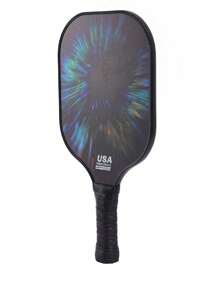 1 Set 2 Racchette 4 Palline con Custodia, Set di Racchette da Pickleball in Fibra di Carbonio, Vetroresina e Grafite Approvato USAPA per Sport all'Aperto e al Chiuso