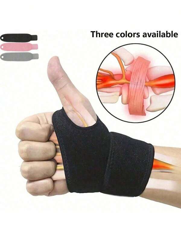 Muñequera ajustable para el túnel carpiano, levantamiento de pesas, deportes y uso diario, soporte de muñeca cómodo y ajustable, apto para mano izquierda y derecha