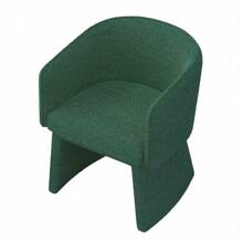 Modern Style Simple And Elegant Chair, Green Leisure Chair, Suitable For Dining/Bedroom/Living Room/Reception Desk (Assembly Required)-Green - Green - View 9