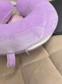 Cuscino da viaggio a forma di U con memory foam rimovibile