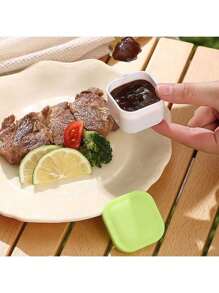 3件装酱汁盒调味料收纳盒户外便携式密封调味盒家用 - 彩色 - 查看 5
