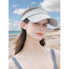 1pc Breathable Mesh Crown Sports Cap, Adjustable Wide Brim Sun Hat For Men/Women, Suitable For Running, Tennis, Golf, And Outdoor Activities