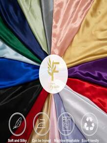 1pc Chất liệu vải mềm mại lấp lánh, thích hợp cho váy cưới, thủ công thời trang, quần áo, trang trí, may vá - Nhiều màu - Xem 1