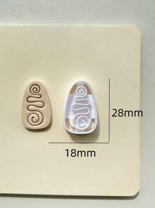 Emporte-pièce pour argile polymère avec symboles, emporte-pièces en forme de symboles bohèmes en argile polymère pour la fabrication de bijoux de boucles d'oreilles DIY, moules de DIY en plastique haute précision