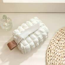 1 件极简主义奢华纸巾盒，布艺纸巾收纳袋，适用于家庭、客厅、餐厅、书桌、厨房、浴室、宿舍、酒店、纸巾盒架、餐巾架、节日家庭聚会、厨房餐桌装饰，适用于家庭厨房卧室客厅餐厅、家居装饰配件、装饰盒、女性婚礼礼物、夏季旅行节日必备品 - 彩色 - 查看 19