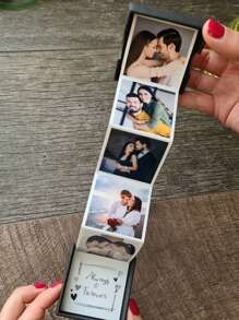 Personalized Photo Pull Up Gift Box For Him Or Her Birthday Anniversary Plastic Storage Basket Toy Basket House Decor Ideal Personalized Gift For Graduation Wedding Housewarming And Self Care Hamper - Style 1 - View 12
