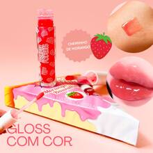 Strawberry Gloss Korean Style Japanese Color Kpop Lip Gloss Gradient Lips - 草莓蛋糕光澤 - 查看 2
