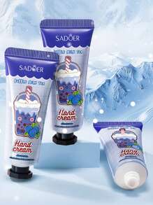 5pcs (Random Style) Hand Cream 20g, Coffee, Blueberry, Strawberry, Green Tea, Orange, Moisturizing, Softening Skin, Protect Against Cracked Hands In Autumn And Winter - Multicolor - View 10