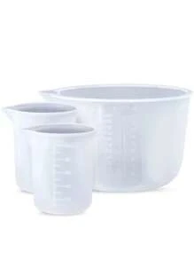 100ml-600ml Siliconen Maatbeker Transparant Met Schaal Scheidingsbekers DIY Cake Epoxyhars Sieraden Maken Gereedschap