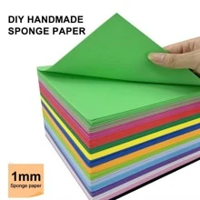 12 sztuk 24 sztuki kolorowej pianki EVA, nadaje się do odgrywania ról i rzemiosła, 9 na 12 cali, ręcznie robiony materiał DIY, wielokolorowe rekwizyty kwiatowe na imprezę