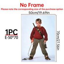 1/6Pcs Home Alone - Movie Posters Wall Arts - 90's Movie Posters - Canvas Wall Decorate - Home Alone Movie Poster For Living Room Bedroom Decor Gifts Birthday Graduation