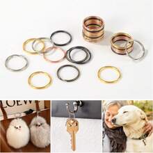 30/50/100pcs Key Chains, Loose Bulk Key Rings, For Key Chains And Crafts, Split Detachable Key Chains, For Home, Car Keys, Lanyards, Tags And Other DIY Projects (25mm) - Keychain - View 6