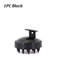 Solid Shampoo Massage Brushes With Wheat Straw As Raw Material, Soft Scalp Massager, Shampoo Scalp Exfoliating Brush For Thick Curly Hair Dry And Wet Dandruff, Two Color Massage Shampoo Brush, Hairbrush/Hair Comb, Back To School Supplies