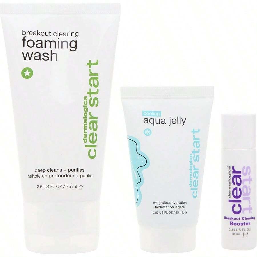 Dermalogica By Dermalogica Breakout Clearing Kit: Breakout Clearing Foaming Wash 75Ml+ Breakout Clearing Booster 10Ml+ Cooling Aqua Jelly 25Ml  --3Pcs