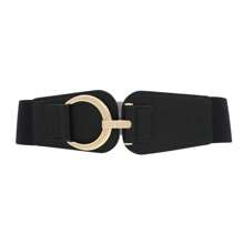 1pc Women Fashion Belts Gold Buckle Belt For Women Dresses Wide Elastic Stretchy Thick Belts Cinch Retro Women's Belts Western Accessories Autumn Winter Christmas Gifts - A - View 18