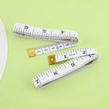 Soft Tape Measure Double Scale Body Sewing Flexible Tailor Craft Vinyl Ruler For Weight Loss Medical Body Measurement, Has Centimetre Scale On Reverse Side 60-Inch(Whiteoror Or Multi - Colored) - Multicolor - View 14