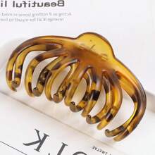 1pc Large Capacity Hair Clip For Women With Thick Hair, French Retro Style Hair Clamp For Bun Updo, 2024 New Hair Claw Hair Clips Hair Jaw Clip Hair Clamps Hair Clutch Hair Catcher Clip