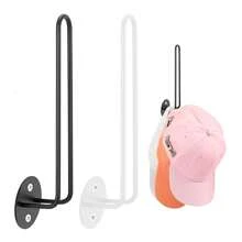 1PC/Baseball Cap Hanger Hat Storage Hat Display Wall Mount Hat Rack Display Rack Hat Organizer Baseball Hat Hanger Hat Holder Wall Baseball Hat Wall Hanger Baseball Hat Holder - Multicolor - View 1