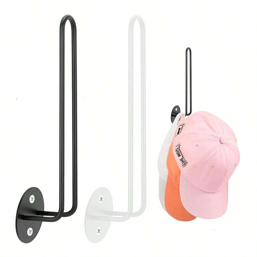 1PC/Baseball Cap Hanger Hat Storage Hat Display Wall Mount Hat Rack Display Rack Hat Organizer Baseball Hat Hanger Hat Holder Wall Baseball Hat Wall Hanger Baseball Hat Holder - Multicolor - View 1