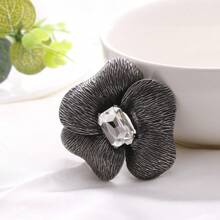 1pc Retro Palace Style Camellia Flower Zinc Alloy Brooch - Brooch - View 8