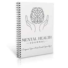 1Pc Mental Health Planner, Anxiety Journal, Mental Health Journal, Wellness Journal, Mood Tracker, Relax Journal, Mental Health Worksheets, Self Care Planner For Women Men