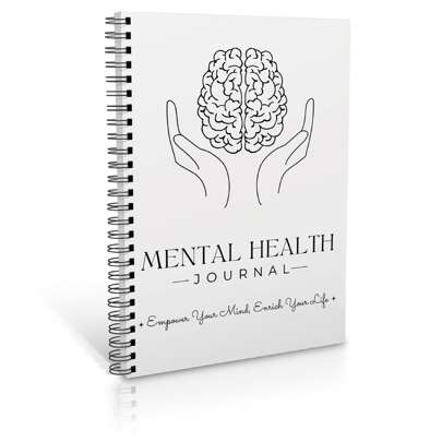 1Pc Mental Health Planner, Anxiety Journal, Mental Health Journal, Wellness Journal, Mood Tracker, Relax Journal, Mental Health Worksheets, Self Care
