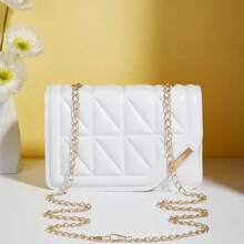 Black Luxury Handbags And Purses For Women PU Leather Messenger Shoulder Bag Plaid Female Crossbody Bag Tassel Quilted Brand