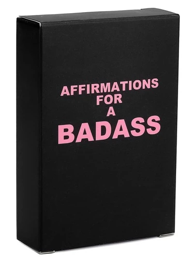 每日积极肯定卡片、肯定牌匾套装、趣味互动休闲卡牌游戏，适合情侣和家庭，开启温馨沟通时刻，是情人节和新年浪漫礼物的理想之选