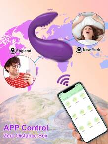 App-gesteuerter Jump-ei-, Tragbarer Höschen-, Weiblicher G-punkt--nippel-stimulator, Für Erwachsene Für Weibliche Paare, Vorspiel-flirtspielzeug, Sexuelles Wohlbefinden, Juguetes Sexuales