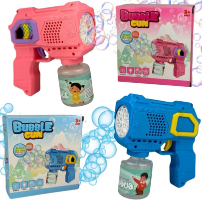 Maquina Fazer Bolhas De Sabão Lança Automático Luz Brinquedo