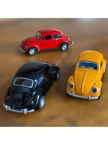 Miniature Beetle In Metal 3 Colors – A Classic, Detailed And With Friction! - Đỏ - Xem 3