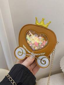 Fashionable New Versatile Children Shoulder Bag With Chain Strap Crossbody Bag - Multicolor - View 13