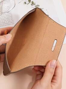 Luxury Leather Custom Initials Glasses Bags Woman Portable Protective Travel Sunglasses Case Engrave Name Fashion Cosmetic Bag - Multicolor - View 8