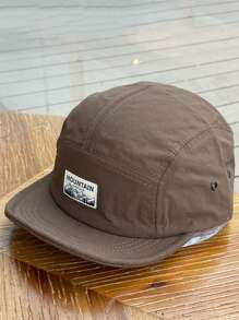 1 Peça Boné de Beisebol Estilo Retro, Borda Macia, Unissex, Impressão de Letra, Decorativo, Proteção UV, Secagem Rápida, Estilo Japonês 2025, Adequado para Primavera, Verão, Outono, Inverno - A - Visão 12